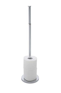Wenko 19637100 Piantana portarotolo e portascopino 2 in 1, Acciaio... - Ilgrandebazar