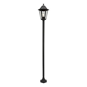 Smartwares 5000.035 Lampione Ghisa, Lanterna Classica, Alluminio/Vetro, Nero
