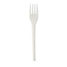 Carica l&#39;immagine nel visualizzatore di Gallery, BIOZOYG Forchette Monouso Forchetta Plastica Bianca 163mm (50 pezzi), Bianco - Ilgrandebazar