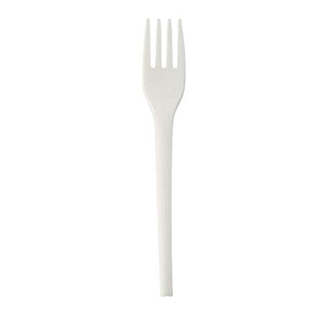 BIOZOYG Forchette Monouso Forchetta Plastica Bianca 163mm (50 pezzi), Bianco - Ilgrandebazar