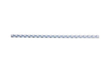 Carica l&#39;immagine nel visualizzatore di Gallery, GBC Dorsi plastici 21A 6mm 100pz - Bianco - 4028193 6 mm
