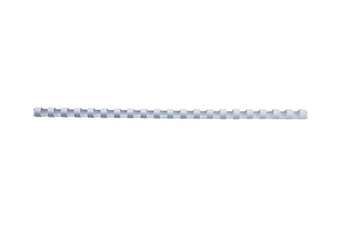 GBC Dorsi plastici 21A 6mm 100pz - Bianco - 4028193 6 mm
