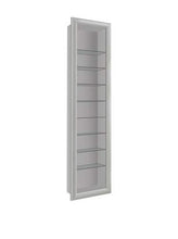 Carica l&#39;immagine nel visualizzatore di Gallery, 13Casa - Cristal A4 - Vetrina. Dim: 42x17,5x169 h cm. Col: Bianco. Mat:... - Ilgrandebazar