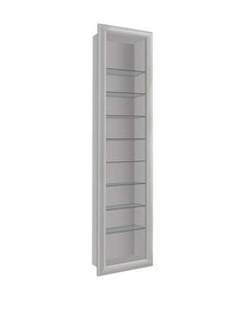 13Casa - Cristal A4 - Vetrina. Dim: 42x17,5x169 h cm. Col: Bianco. Mat:... - Ilgrandebazar