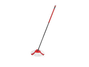 Vileda Turbo Sistema Lavapavimenti Rotante con Manico Telescopico e Fiocco, 55 - 130 cm, Rosso/Nero