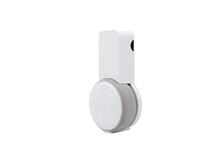 AmazonBasics - Supporto da parete per Echo Dot (3ª generazione), Bianco White