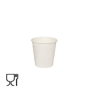 VIRSUS 500 Bicchieri in Carta per Caffe 75ml Colore Bianco biodegradabili...
