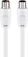Carica l&#39;immagine nel visualizzatore di Gallery, Goobay 11514 Cavo antenna (&lt;70 dB, 75 Ohm), 2x schermato, spina coassiale nichelata alla presa coassiale, cavo coassiale adatto per TV, HDTV, radio, DVB-T2, DVB-S2, DVB-S2, DVB-C, lunghezza 10 m