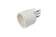 Carica l&#39;immagine nel visualizzatore di Gallery, Poly Pool PP0433 Adattatore Spina Piccola 10 A e Presa Tedesca, 1 Pezzo,...