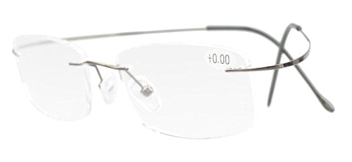 Eyekepper Glasant Titanio occhiali da +1.25, Larghezza Lenti 51mm-gunmetal - Ilgrandebazar
