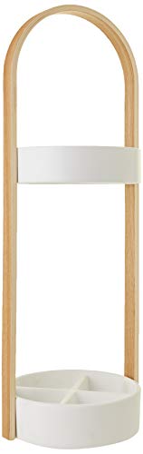 Umbra HUB PORTAOMBRELLI Naturale, Legno, Bianco/Natura, Bianco / Natura - Ilgrandebazar