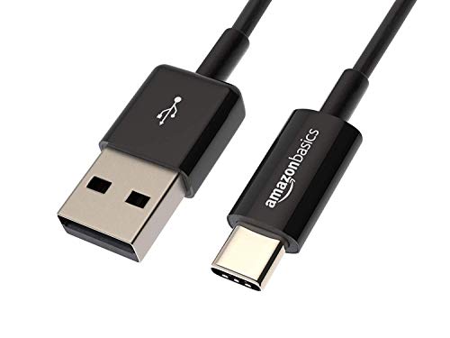 AmazonBasics - Cavo USB da maschio Type-C a USB-A 2.0, 0.9 m, Nero - Ilgrandebazar