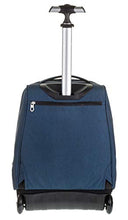 Carica l&#39;immagine nel visualizzatore di Gallery, Trolley Invicta Benin Recycled, Blu, 35 Lt, 2in1 Zaino con Sollevamento Blu