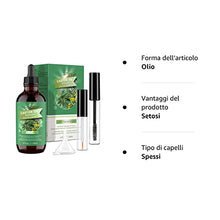 Carica l&#39;immagine nel visualizzatore di Gallery, Olio di Ricino Puro 100% - 118ml Castor Oil Spremuto a Freddo Stimola la Crescita dei Capelli, Ciglia e Sopracciglia, Cura della Barba, Unghie, Corpo e Viso - Bottiglia di Vetro con Pennelli e Pipetta