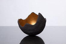 Carica l&#39;immagine nel visualizzatore di Gallery, Guscio cemento d&#39;oro - S (15 cm) - nero - Ilgrandebazar