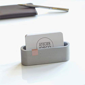 Atelier Ideco - Display Aziendale Concreto Scheda Grigia E Rosegold Per... - Ilgrandebazar