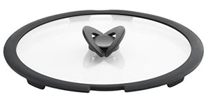 Lagostina Ingenio Induction Coperchio in Vetro, Nero/Trasparente, 28 cm 28 - Ilgrandebazar