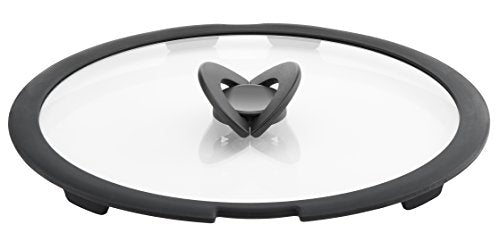 Lagostina Ingenio Induction Coperchio in Vetro, Nero/Trasparente, 28 cm 28 - Ilgrandebazar