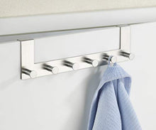 Carica l&#39;immagine nel visualizzatore di Gallery, WENKO 4468060100 Attaccapanni da Porta in acciaio inox Celano con 6 Ganci,... - Ilgrandebazar