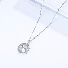 Carica l'immagine nel visualizzatore di Gallery, SIMPLOVE Collana da Donna in Argento Sterling 925, con Ciondolo a Forma di...