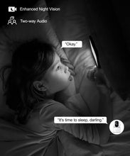 Carica l&#39;immagine nel visualizzatore di Gallery, GALAYOU 2K Telecamera Wifi Interno, Videocamera Sorveglianza Interno Wifi, IP Cam 360 con Visione Notturna, Tracciamento di Movimento, Audio Bidirezionale, Funziona con Google Assistant G2