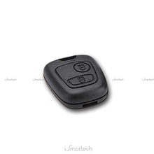 Carica l&#39;immagine nel visualizzatore di Gallery, Cover Chiave Guscio Telecomando 2 Tasti Peugeot 106 107 206 207 208 407 806...