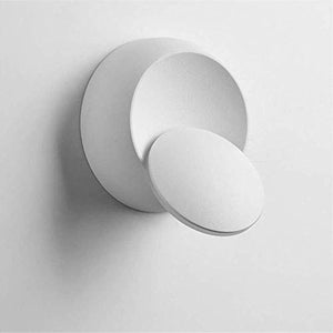Lampada da Parete LED Applique Interno Moderno, Girevole a Bianco - Ilgrandebazar