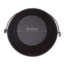 Carica l&#39;immagine nel visualizzatore di Gallery, Relaxdays 10022305 Secchio Raccogli Cenere e Ascheeimer einzeln, Nero