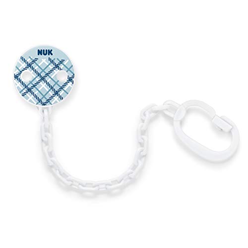 NUK 10256477 Snow - Catenella portaciuccio con clip, per tutti i ciucci con... - Ilgrandebazar