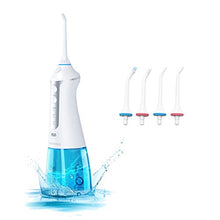 Carica l'immagine nel visualizzatore di Gallery, Idropulsore Dentale portatile, TUREWELL Irrigatore Orale 300ml, 3 modalità 4...