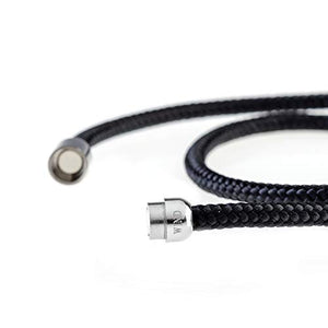 Wind Passion Bracciale con Medium ( Wrist size: 15.5 - 17.4 cm ), Black pearl - Ilgrandebazar
