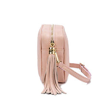 Carica l'immagine nel visualizzatore di Gallery, Parubi, Borsa Donna a Tracolla, In Vera Pelle Grana Dollaro, Made Rosa Cipria