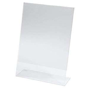 SIGEL TA210 Porta-avvisi da tavolo / Porta-brochure banco, con base 1 pz. - Ilgrandebazar