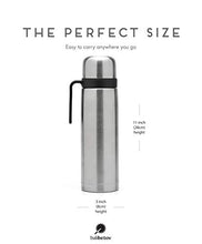 Carica l&#39;immagine nel visualizzatore di Gallery, BALIBETOV Thermo per Zucca Yerba Mate - Isolamento 1 L, Argento Becco Di