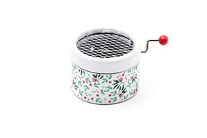 Carillon tondo con stampa floreale manuale la melodia di Once upon a... - Ilgrandebazar