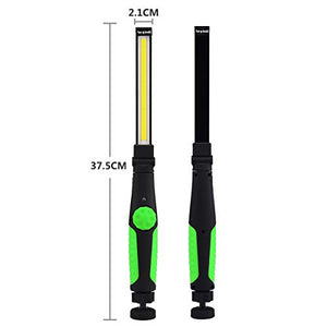 Lampada da Lavoro LED Ricaricabile Magnetica Portatile Professionale Verde