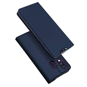 DUX DUCIS Cover Samsung Galaxy A40, Flip Caso Pelle PU con [Funzione Blu - Ilgrandebazar