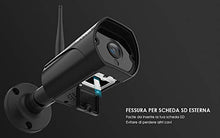 Carica l&#39;immagine nel visualizzatore di Gallery, ieGeek Telecamera di Sorveglianza 1080P WiFi Esterno con Antenna...