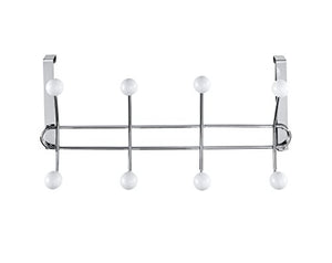 Wenko Percha para la puerta Lissa, Acciaio, Chrom, 6.5 x 35 x 18 cm - Ilgrandebazar