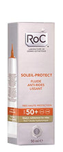 Carica l&#39;immagine nel visualizzatore di Gallery, Roc Soleil Protect Viso Fluida Anti Rughe Levigante SPF50+, 50 ml.