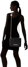 Carica l&#39;immagine nel visualizzatore di Gallery, Love Moschino Jc4000pp1a, Borsa a Tracolla Donna, 9x20x27 cm (W x Nero (Nero)