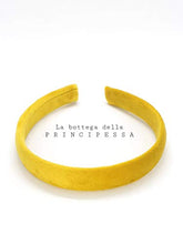 Carica l&#39;immagine nel visualizzatore di Gallery, Set da 3 Cerchietti in Velluto Non imbottito Leggermente bombato Made in... - Ilgrandebazar