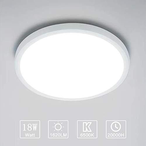 Yafido LED Plafoniera 18W Ultra magro UFO Pannello Rotondo Bianco Freddo - Ilgrandebazar
