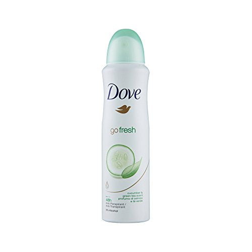 Dove Go Fresh Deodorante Spray Profumo di Cetriolo e Tè Verde - 150 ml