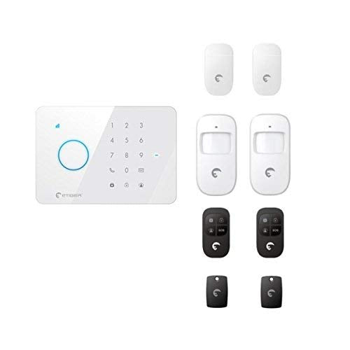 eTiger S3B-S Sistema Antifurto Modulabile, App per iOs ed Android, Bianco - Ilgrandebazar