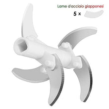 Carica l&#39;immagine nel visualizzatore di Gallery, Sedhoom Tritatutto Manuale con 5 Lame, 1000ML, Tritaverdure, Taglia Verdure...