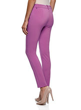Carica l'immagine nel visualizzatore di Gallery, oodji Ultra Donna Pantaloni Stretti con Elastico in Vita S, Rosa (4701n) - Ilgrandebazar