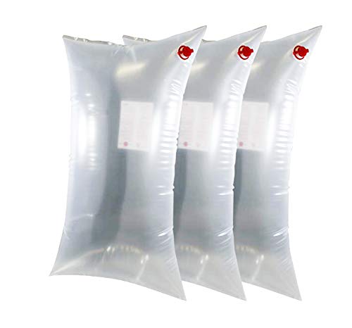 Set di 3 imbottiture multiple per POOL - 725 x 725 x 1.200 mm, Colore: rosso - Ilgrandebazar