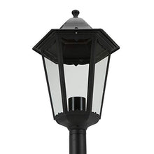 Carica l&#39;immagine nel visualizzatore di Gallery, Smartwares 5000.035 Lampione Ghisa, Lanterna Classica, Alluminio/Vetro, Nero