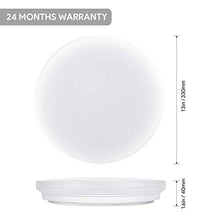Carica l&#39;immagine nel visualizzatore di Gallery, Plafoniera LED Lampada a Soffitto Bianco Naturale 4000K 24W 2050 Lumens